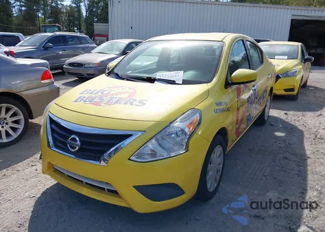 2019 Nissan Versa 1.6 Sv z USA, uszkodzony, nr VIN 3N1CN7AP0KL866986